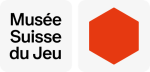 Swiss Museum of Games logo feat gaming grid