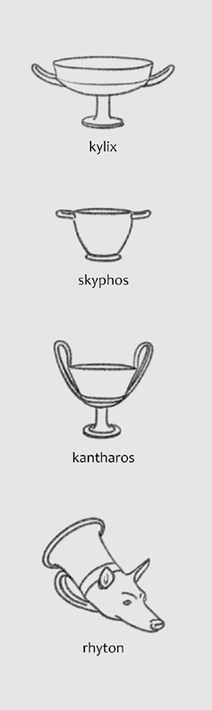 Cups variety of cup shapes